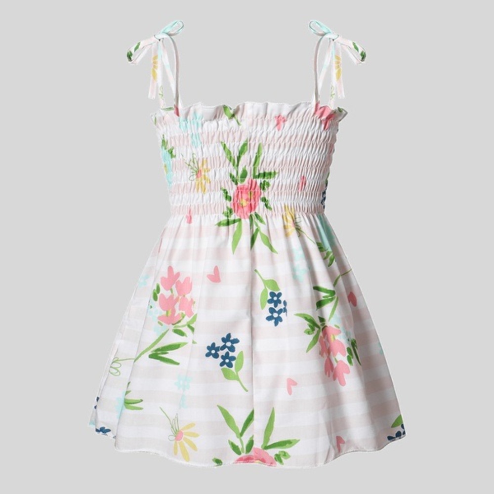 Girl pink dress
